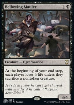 Bellowing Mauler⁣ - Commander: Streets of New Capenna⁣ (Rare)⁣ [33]