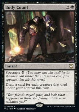 Body Count⁣ - Commander: Streets of New Capenna⁣ (Rare)⁣ [34]