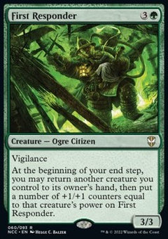 First Responder⁣ - Commander: Streets of New Capenna⁣ (Rare)⁣ [60]