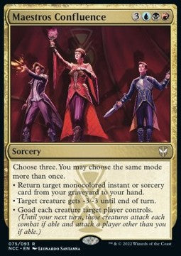 Maestros Confluence⁣ - Commander: Streets of New Capenna⁣ (Rare)⁣ [75]