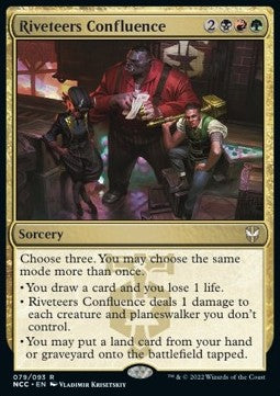 Riveteers Confluence⁣ - Commander: Streets of New Capenna⁣ (Rare)⁣ [79]