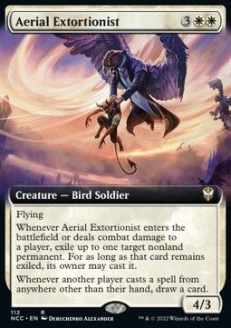 Aerial Extortionist⁣ - Commander: Streets of New Capenna: Extras⁣ (Rare)⁣ [112]