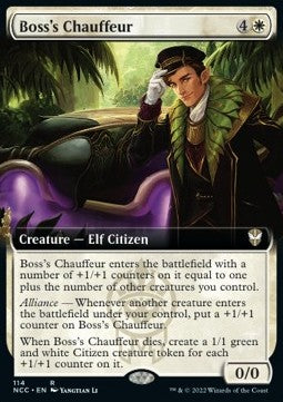 Boss's Chauffeur⁣ - Commander: Streets of New Capenna: Extras⁣ (Rare)⁣ [114]