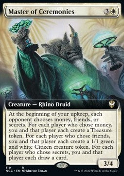 Master of Ceremonies⁣ - Commander: Streets of New Capenna: Extras⁣ (Rare)⁣ [119]