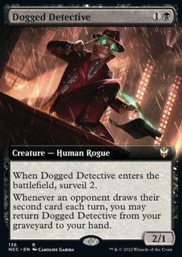 Dogged Detective⁣ - Commander: Streets of New Capenna: Extras⁣ (Rare)⁣ [136]