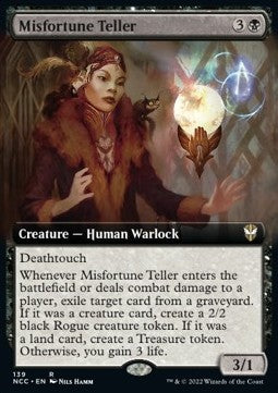 Misfortune Teller⁣ - Commander: Streets of New Capenna: Extras⁣ (Rare)⁣ [139]