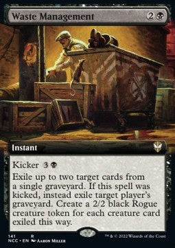 Waste Management⁣ - Commander: Streets of New Capenna: Extras⁣ (Rare)⁣ [141]