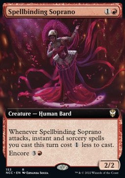 Spellbinding Soprano⁣ - Commander: Streets of New Capenna: Extras⁣ (Rare)⁣ [153]