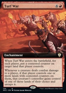 Turf War⁣ - Commander: Streets of New Capenna: Extras⁣ (Rare)⁣ [154]
