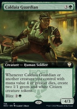 Caldaia Guardian⁣ - Commander: Streets of New Capenna: Extras⁣ (Rare)⁣ [156]