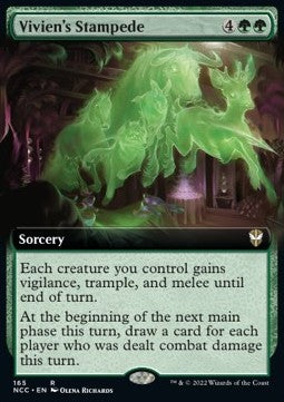 Vivien's Stampede⁣ - Commander: Streets of New Capenna: Extras⁣ (Rare)⁣ [165]
