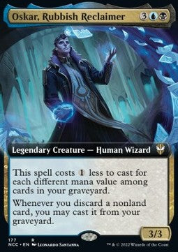 Oskar, Rubbish Reclaimer⁣ - Commander: Streets of New Capenna: Extras⁣ (Rare)⁣ [177]