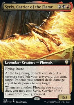 Syrix, Carrier of the Flame⁣ - Commander: Streets of New Capenna: Extras⁣ (Rare)⁣ [180]