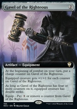 Gavel of the Righteous⁣ - Commander: Streets of New Capenna: Extras⁣ (Rare)⁣ [183]