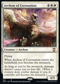 Archon of Coronation⁣ - Commander: Streets of New Capenna⁣ (Mythic)⁣ [192]