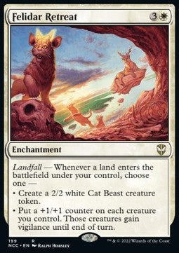 Felidar Retreat⁣ - Commander: Streets of New Capenna⁣ (Rare)⁣ [199]