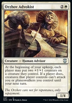 Orzhov Advokist⁣ - Commander: Streets of New Capenna⁣ (Uncommon)⁣ [207]