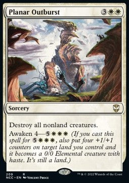 Planar Outburst⁣ - Commander: Streets of New Capenna⁣ (Rare)⁣ [209]