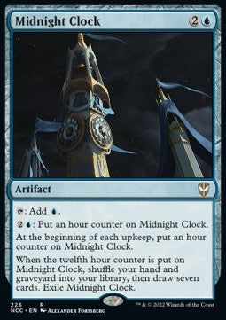 Midnight Clock⁣ - Commander: Streets of New Capenna⁣ (Rare)⁣ [226]