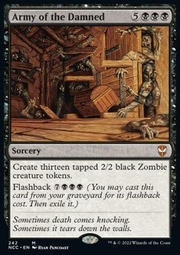 Army of the Damned⁣ - Commander: Streets of New Capenna⁣ (Mythic)⁣ [242]