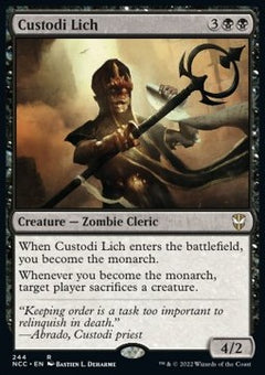 Custodi Lich⁣ - Commander: Streets of New Capenna⁣ (Rare)⁣ [244]