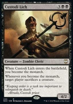 Custodi Lich⁣ - Commander: Streets of New Capenna⁣ (Rare)⁣ [244]