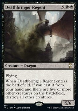 Deathbringer Regent⁣ - Commander: Streets of New Capenna⁣ (Rare)⁣ [246]