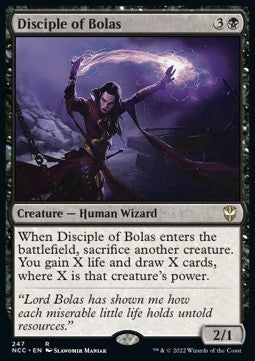 Disciple of Bolas⁣ - Commander: Streets of New Capenna⁣ (Rare)⁣ [247]