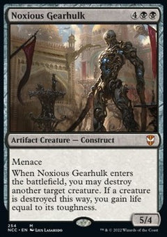 Noxious Gearhulk⁣ - Commander: Streets of New Capenna⁣ (Mythic)⁣ [254]
