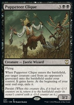 Puppeteer Clique⁣ - Commander: Streets of New Capenna⁣ (Rare)⁣ [257]