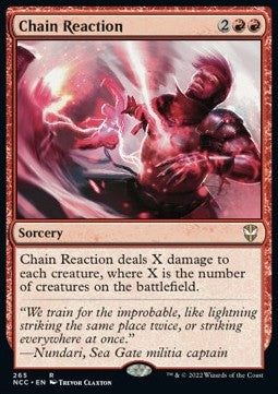 Chain Reaction⁣ - Commander: Streets of New Capenna⁣ (Rare)⁣ [265]