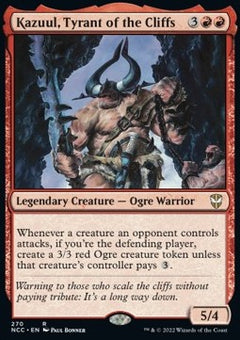Kazuul, Tyrant of the Cliffs⁣ - Commander: Streets of New Capenna⁣ (Rare)⁣ [270]
