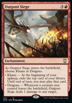 Outpost Siege⁣ - Commander: Streets of New Capenna⁣ (Rare)⁣ [272]