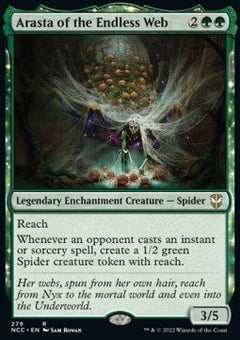 Arasta of the Endless Web⁣ - Commander: Streets of New Capenna⁣ (Rare)⁣ [279]