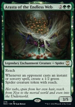 Arasta of the Endless Web⁣ - Commander: Streets of New Capenna⁣ (Rare)⁣ [279]