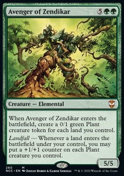 Avenger of Zendikar⁣ - Commander: Streets of New Capenna⁣ (Mythic)⁣ [280]
