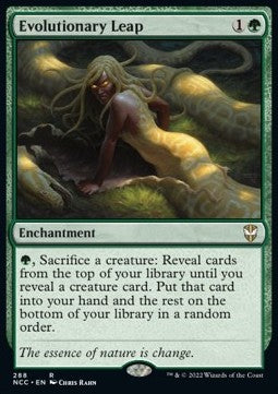 Evolutionary Leap⁣ - Commander: Streets of New Capenna⁣ (Rare)⁣ [288]