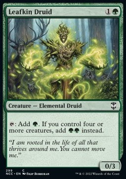 Leafkin Druid⁣ - Commander: Streets of New Capenna⁣ (Common)⁣ [299]