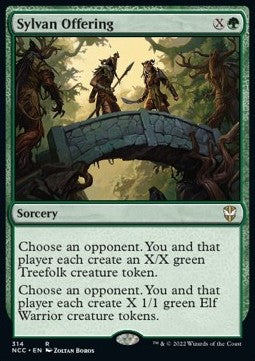 Sylvan Offering⁣ - Commander: Streets of New Capenna⁣ (Rare)⁣ [314]