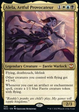 Alela, Artful Provocateur⁣ - Commander: Streets of New Capenna⁣ (Mythic)⁣ [325]