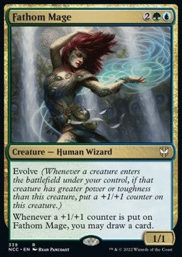 Fathom Mage⁣ - Commander: Streets of New Capenna⁣ (Rare)⁣ [339]