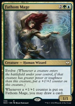Fathom Mage⁣ - Commander: Streets of New Capenna⁣ (Rare)⁣ [339]