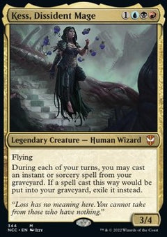 Kess, Dissident Mage⁣ - Commander: Streets of New Capenna⁣ (Mythic)⁣ [344]