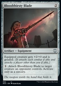 Bloodthirsty Blade⁣ - Commander: Streets of New Capenna⁣ (Uncommon)⁣ [362]