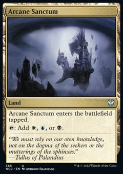Arcane Sanctum⁣ - Commander: Streets of New Capenna⁣ (Uncommon)⁣ [385]