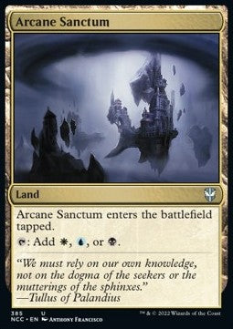 Arcane Sanctum⁣ - Commander: Streets of New Capenna⁣ (Uncommon)⁣ [385]