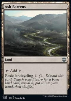 Ash Barrens⁣ - Commander: Streets of New Capenna⁣ (Uncommon)⁣ [386]