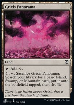 Grixis Panorama⁣ - Commander: Streets of New Capenna⁣ (Common)⁣ [407]