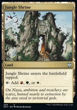 Jungle Shrine⁣ - Commander: Streets of New Capenna⁣ (Uncommon)⁣ [409]