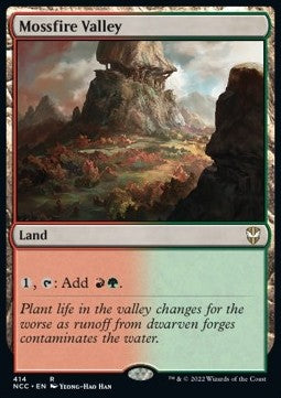 Mossfire Valley⁣ - Commander: Streets of New Capenna⁣ (Rare)⁣ [414]